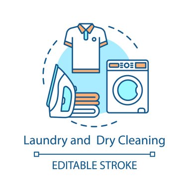 Çamaşırhane ve Kuru Temizleme kavramı simgesi
