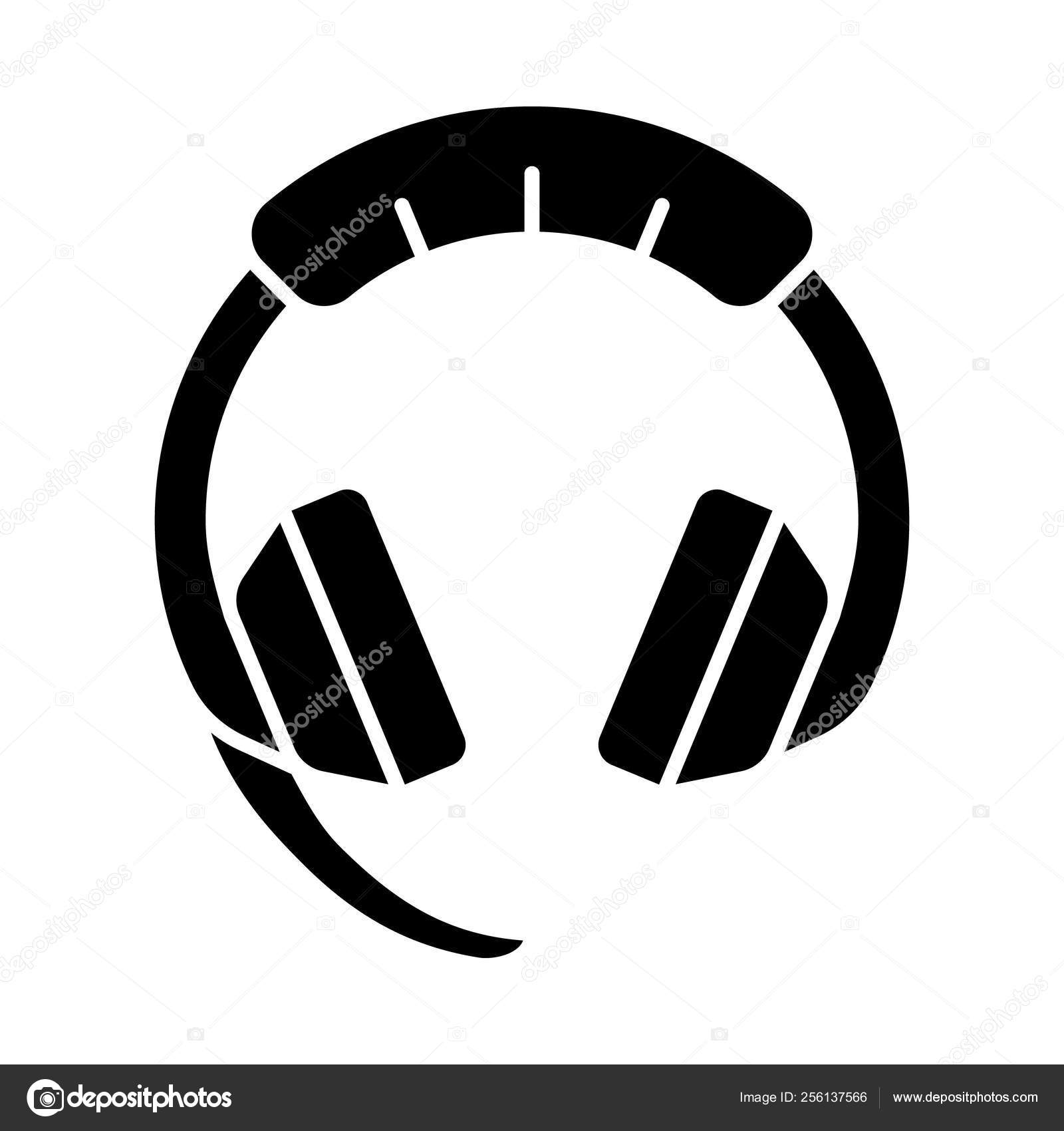 Création De Logo Silhouette Podcast Microphone Et Casque