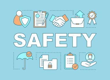 Güvenlik kelime kavramları Banner