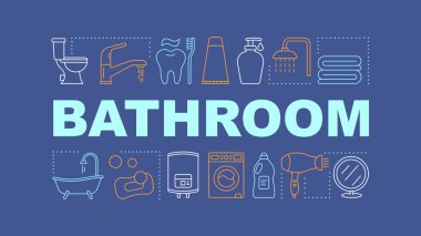 Banyo kelime kavramlar Banner