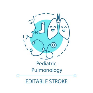 Pediatrik göğüs hastalıkları kavramı simgesi
