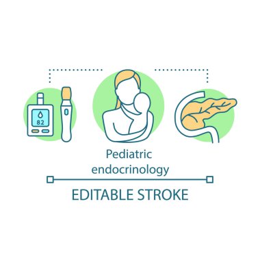 Pediatrik Endokrinoloji kavramı simgesi