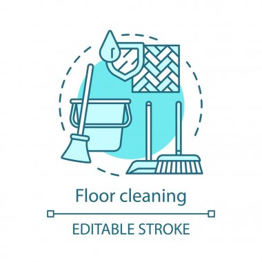 Zemin Temizleme kavramı simgesi