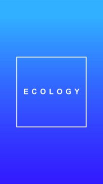 Ekoloji sosyal medya hikaye duotone şablonu