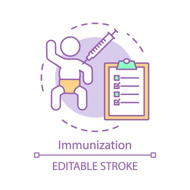 İmmünizasyon kavramı simgesi