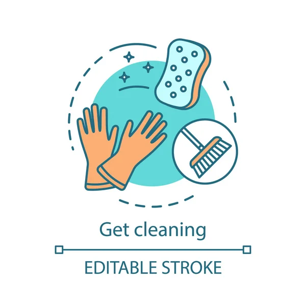 Get cleaning concept icon — Stock Vector