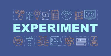 Deneme kelime kavramı afiş. İnsan Kaynakları yumuşak becerileri. Eleştirel ve analitik düşünme. Karar verme, araştırma, organizasyon. Doğrusal simgeler ile izole harf tipografi fikri. Vektör çizimi