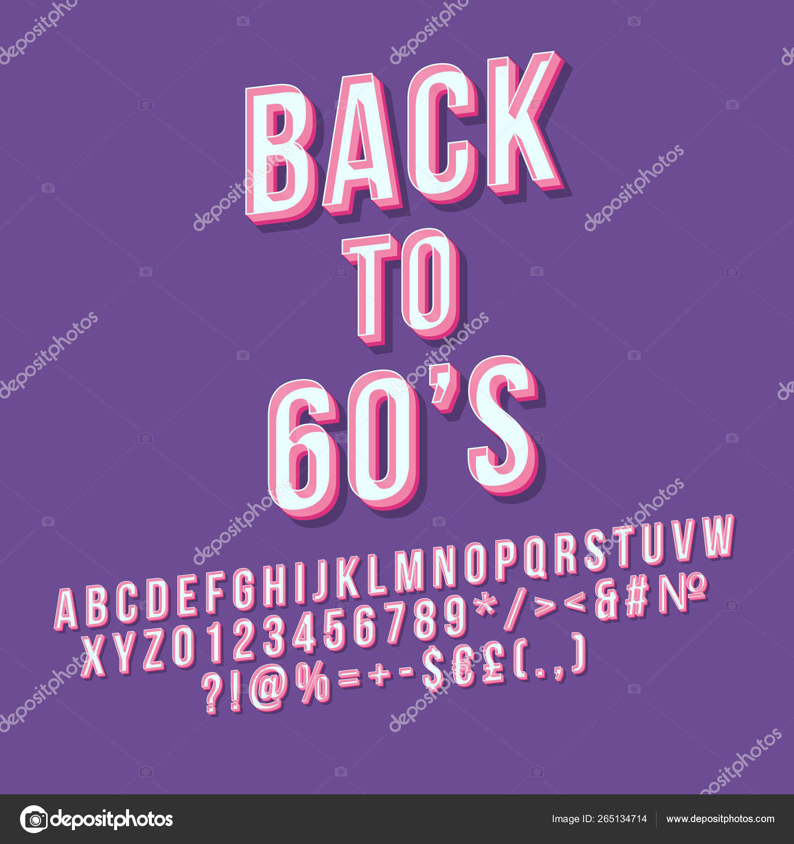 Letras de vetor 3d vintage de música pop tipo de fonte em negrito retrô  texto estilizado de arte pop letras de estilo antigo, números, símbolos,  pacote de elementos, banner de pôster dos