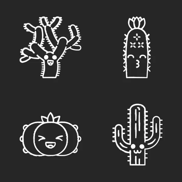 Cacti pixel art set cactus com coleção de flores flora do deserto