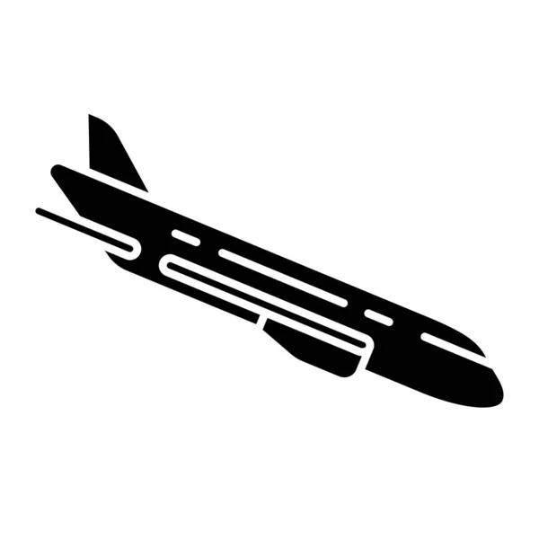 Ikona symbolu latania samolotem — Wektor stockowy