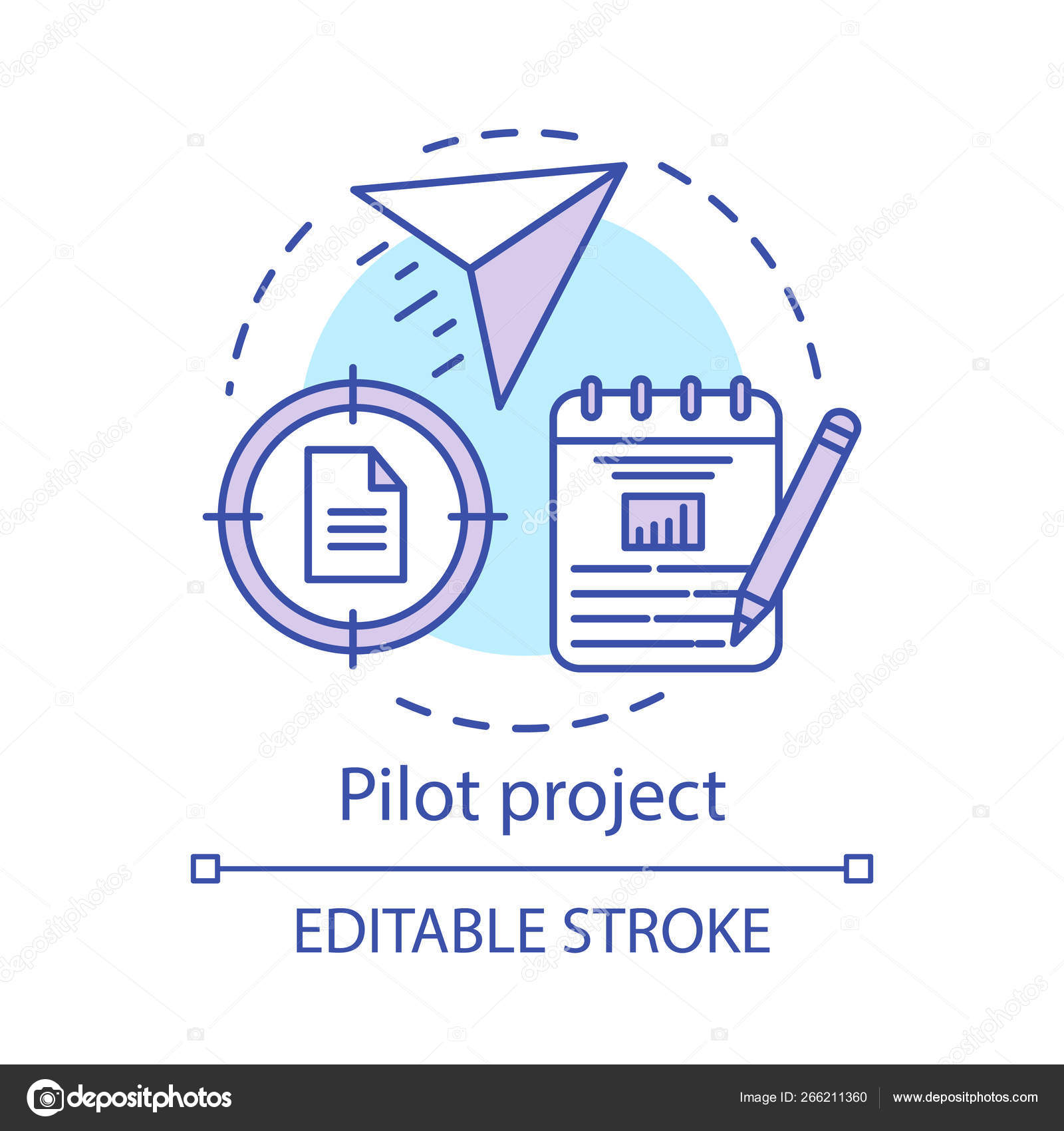 wallpapers Pilot Project Icon Png pilot project concept icon vector image by c bsd vector stock 266211360