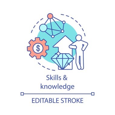 Beceri ve bilgi kavramı simgesi