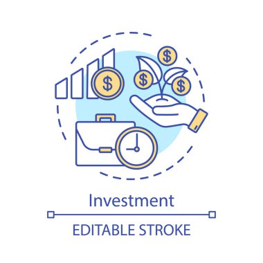 Yatırım konsepti simgesi