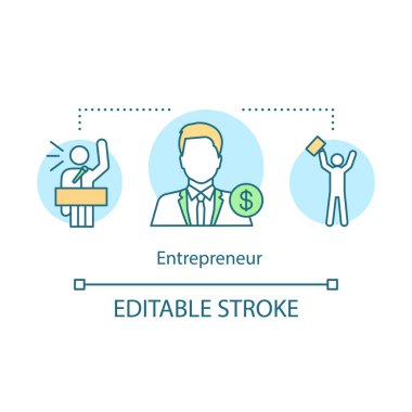 Girişimci kavramı simgesi