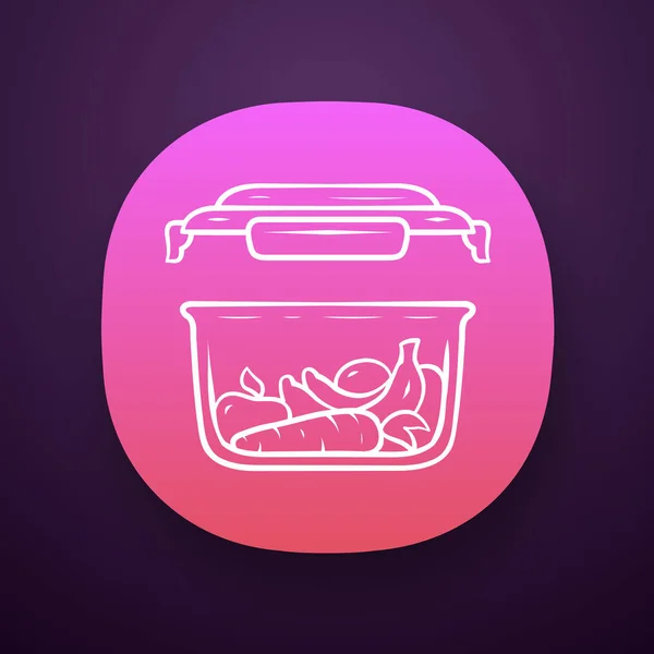 Food storage container app icon
