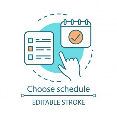 Zamanlama kavramı simgesini seçin