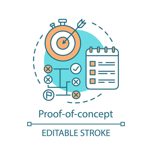 Proof-of-concept concept icon