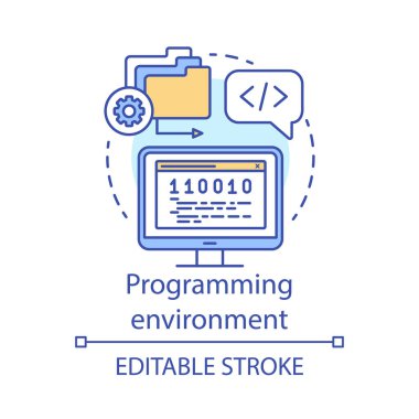 Programlama ortamı, dil kavramı simgesi