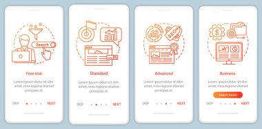 Seo anahtar kelime araç aboneliği mobil uygulama sayfası ekranında 
