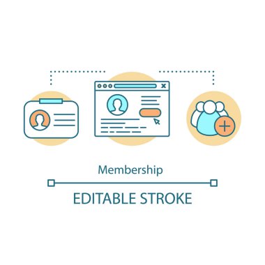 Üyelik kavramı simgesi