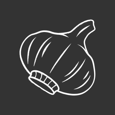 Sarımsak tebeşir simgesi