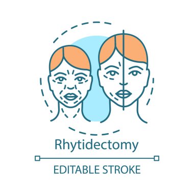 Rhytidectomy kavramı simgesi