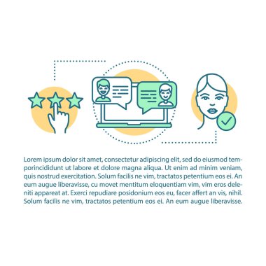 Klinik Merkezi randevu makale sayfası vektör şablonu