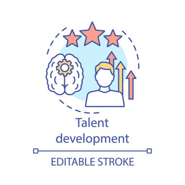 Yetenek geliştirme kavramı simgesi