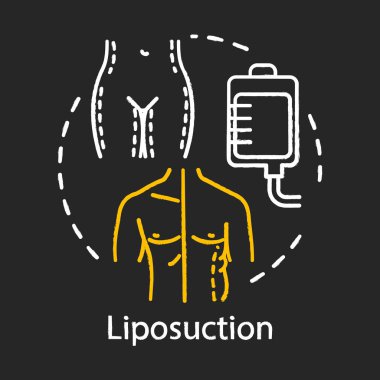 Liposuction tebeşir simgesi
