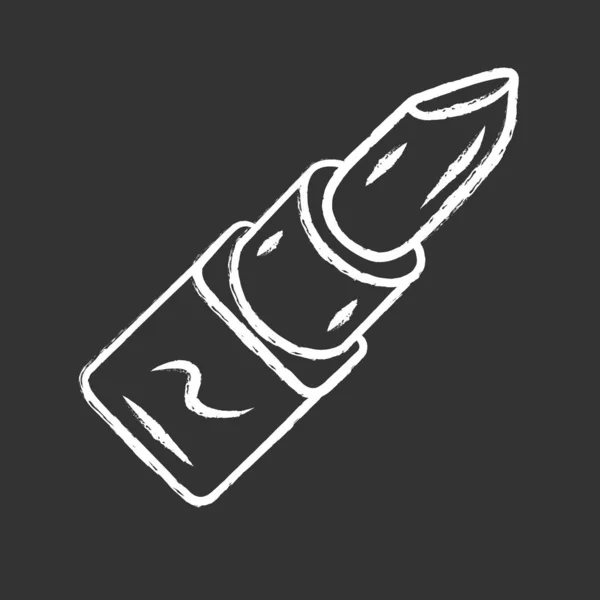 Lipstick tube, lip gloss chalk icon. Beauty shop product isolate — Stock Vector
