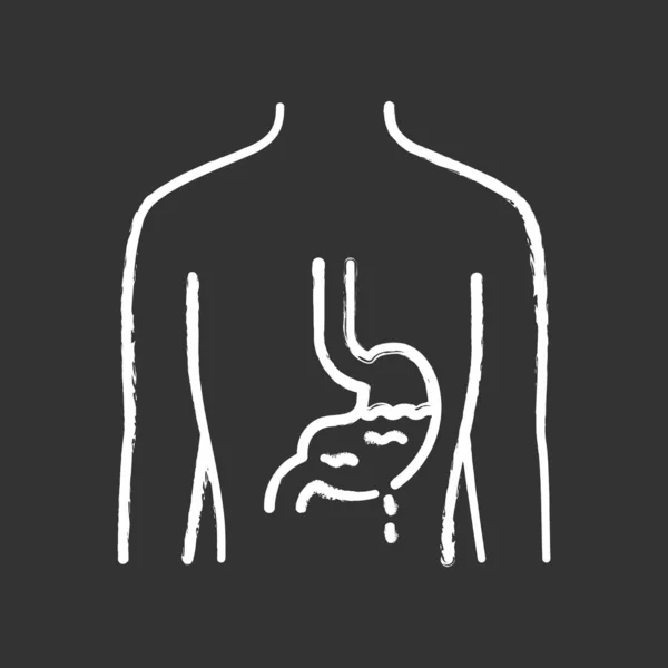 Magenverstimmung. Gastritis. Wunde menschliche Organe. Menschen entmutigen — Stockvektor