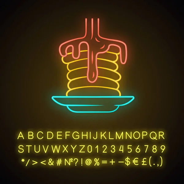 Bright Glowing White Neon Sign Characters Vector Font With Glow Light  Letters And Numbers Lamps Stock Illustration - Download Image Now - iStock