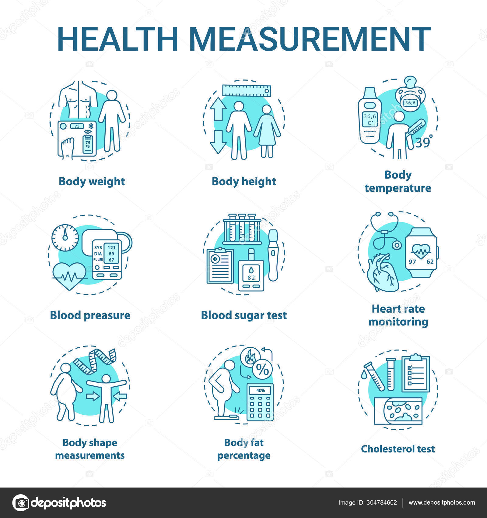 Body Measurement Vector Art, Icons, and Graphics for Free Download