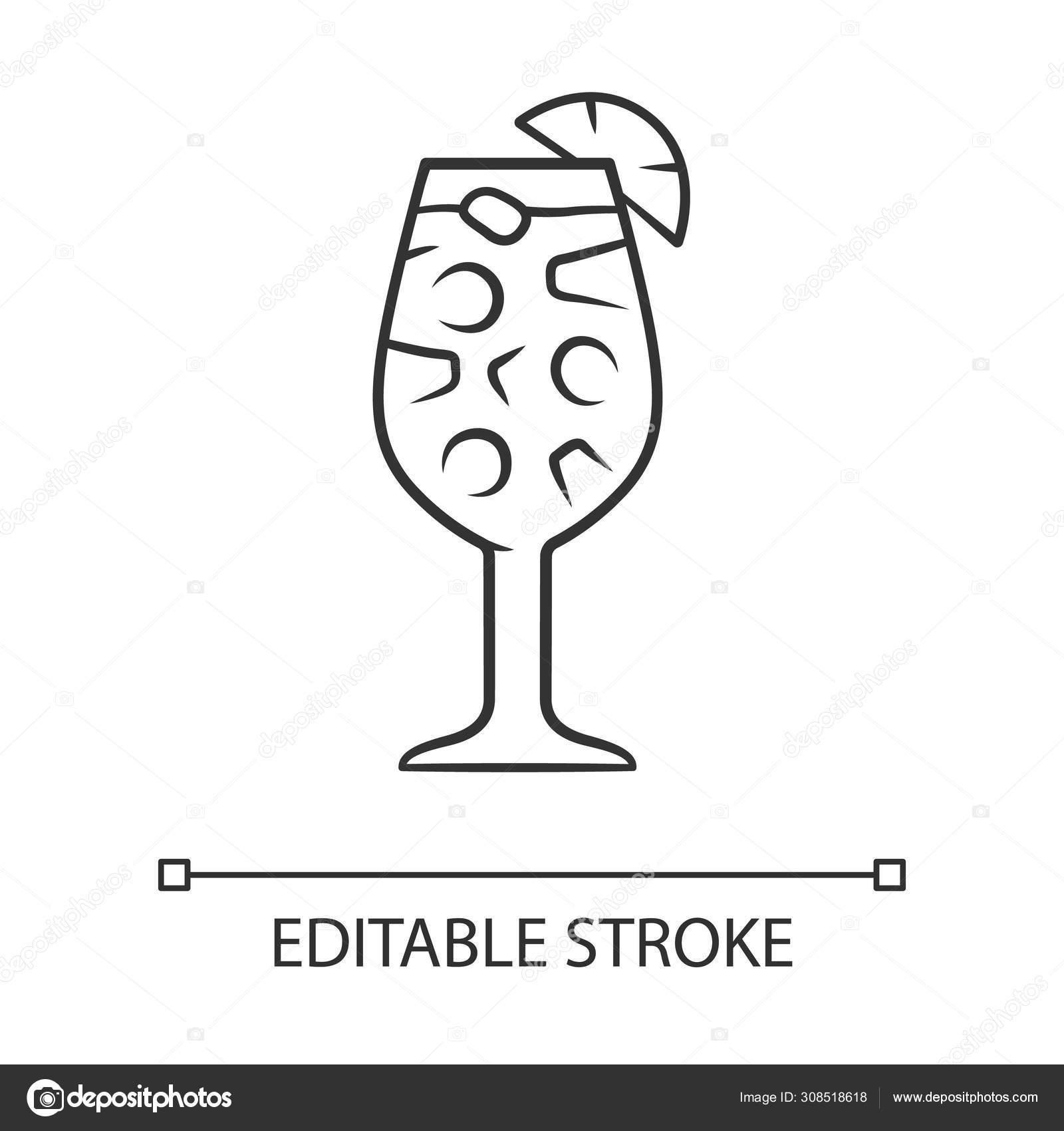 Sangria Linear Icon Footed Glass Drink Pieces Fruit Easy Spanish Stock Vector Image By C Bsd Sangria Linear Icon Footed Glass Drink Pieces Fruit Easy Spanish Stock Vector Image By C Bsd