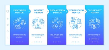 Güverte şablonunda uzman yardımı. Meslek uzmanı. Organizasyon çalışanı desteği. Simgeli ilgili mobil web sitesi. Web sayfası basamak ekranları. RGB renk kavramı