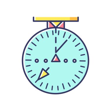 Havacılık navigasyon radarı RGB renk simgesi