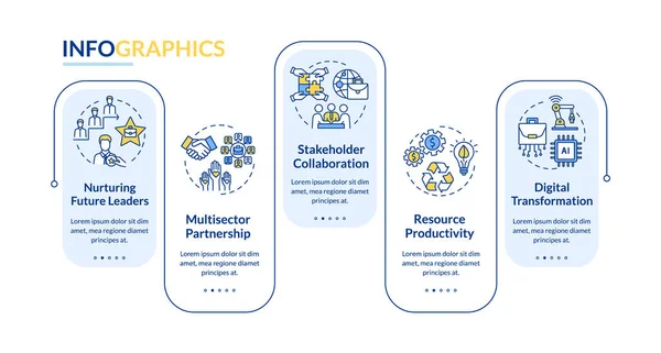 Корпоративный Векторный Инфографический Шаблон Командной Работы Элементы Дизайна Презентации Партнерских — стоковый вектор