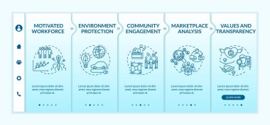 Halkla ilişkiler vektör şablonunda. Toplum çatışması. Motive edilmiş iş gücü. Simgeli ilgili mobil web sitesi. Web sayfası basamak ekranları. RGB renk kavramı