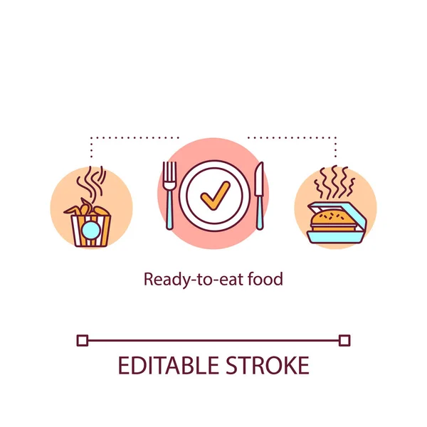 Icône Concept Nourriture Prête Manger Burger Fast Food Sandwich Poulet — Image vectorielle