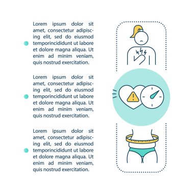 Metinli sağlık nedenleri konsepti simgesi. Vejetaryen olmak. Organik yemek. Sağlıklı bir yaşam tarzı. PPT sayfa vektör şablonu. Broşür, dergi, kitapçık tasarım ögesi doğrusal çizimler