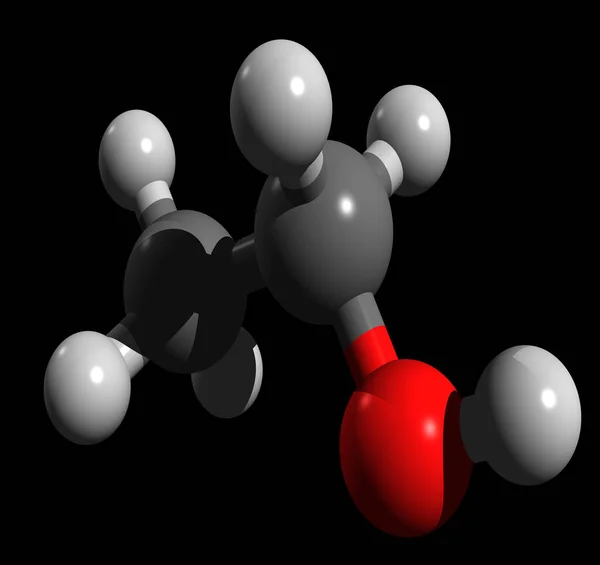 Model Ethanol Een Chemische Verbinding Een Eenvoudige Alcohol Met Chemische — Stockfoto