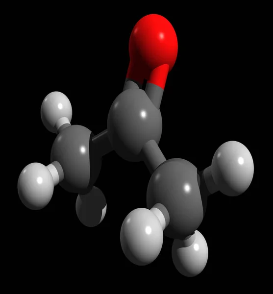 Modello Acetone Propanone Ch3 2Co — Foto Stock