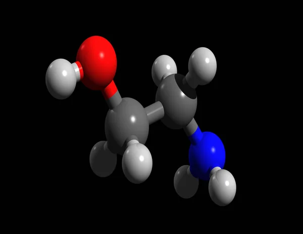 Model Ethanolamin Aminoetanol Monoetanolamin Eta Veya Mea — Stok fotoğraf