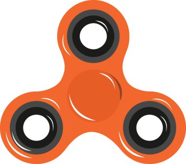 Beyaz arkaplanda popüler döndürücü