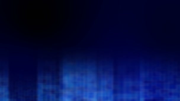 Технология Строительства Синего Света Расти Здания Компьютерной Анимации Черно Голубой — стоковое видео
