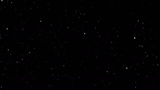Űrhajó Utazósebesség Hajtómű Szikrázó Csillag — Stock videók