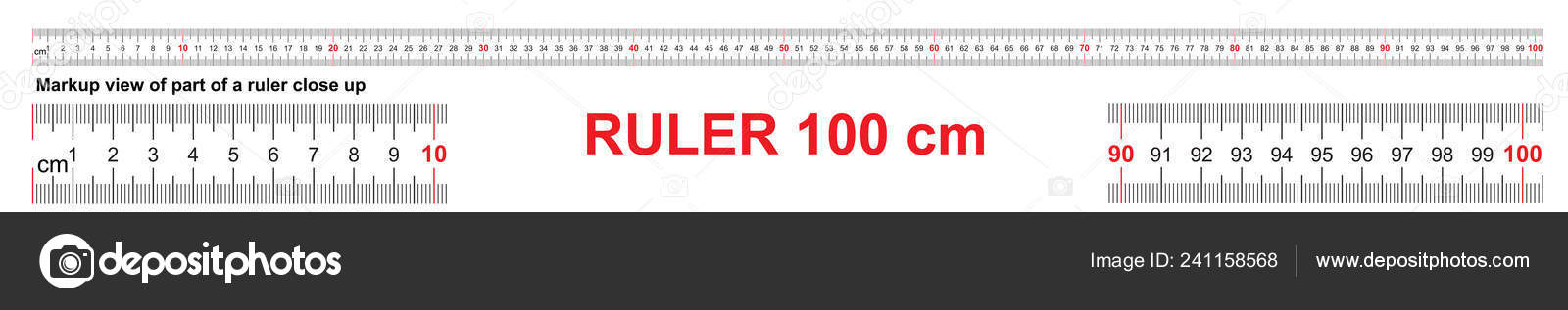 Azbvek ONE METRE Ruler Stainless Steel 1M Long Metal 40 Measure Rule/Meter  100cm