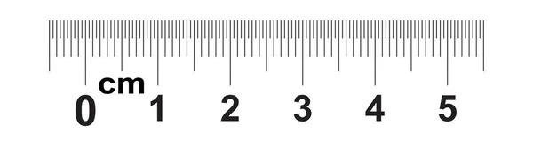 Règle Centimètres Règle Valeur Division Appareil Mesure Longueur Précis Grille — Image vectorielle