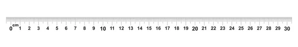 Règle Centimètres Règle 300 Valeur Division Appareil Mesure Longueur Précis — Image vectorielle