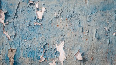 Eski duvar, Kuru, hasarlı çok eski boya ile. Doku, arka plan.